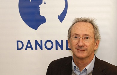 Franck Riboud, président du groupe Danone